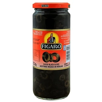 Figaro Black Olives Sliced